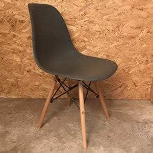 Stoel Sergei - imitatie Eames DSW stoel grijs - afrit 29