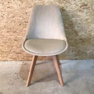 Stoel Vadim - comfortabel en gestoffeerd - Beige P2 - Afrit 29