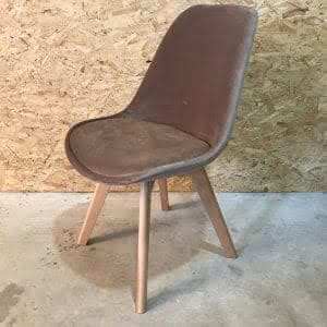 Stoel Vadim - comfortabel en gestoffeerd - Beige P22 - Afrit 29