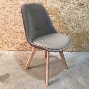Stoel Vadim - comfortabel en gestoffeerd - Beige P22 - Afrit 29
