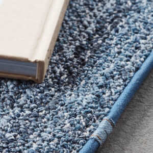 Detailfoto vloerkleed Denim Twill light.