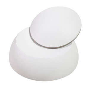 Bug wandlamp wit productfoto open.