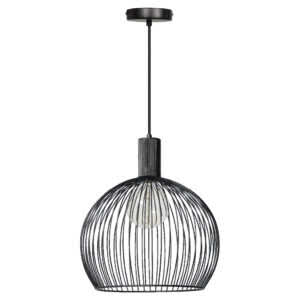 Hanglamp Wire met een diameter van 40 centimeter.