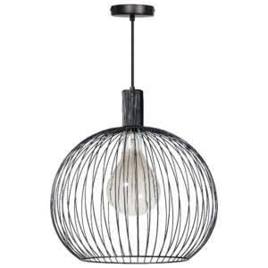 Hanglamp Wire met een diameter van 50 centimeter.