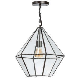 Hanglamp Fame met een breedte van 36 centimeter.