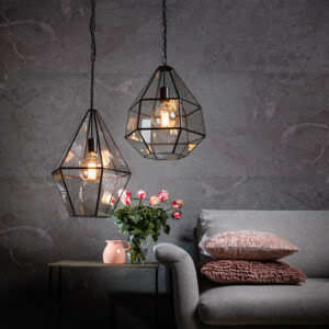 Hanglamp Fame met een breedte van 36 centimeter sfeerfoto.