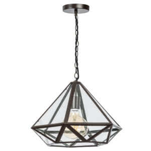 Hanglamp Fame met een breedte van 43 centimeter.