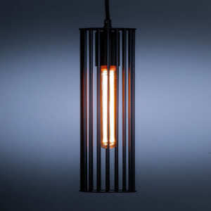 Hanglamp Birdy zwart sfeerfoto.