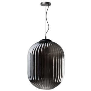 Hanglamp Glamm smoke met een diameter van 40 centimeter.