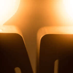 Adam en Eve tafellamp sfeerfoto 2.