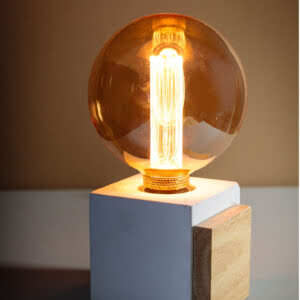 Cube tafellamp sfeerfoto.