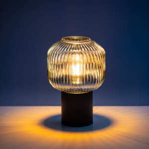 Ray tafellamp met een hoogte van 30 centimeter sfeerfoto 3 blauw.