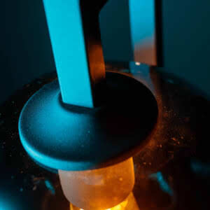 Tafellamp The John foto dichtbij.