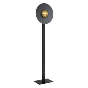 Sunn vloerlamp zwart en goud.