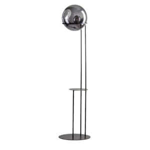 Vloerlamp Orb hoogte van 203 cm een bol met een diameter van 40 cm met tafeltje.