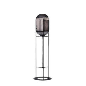 Vloerlamp Glamm S smoke met een diameter van 30 centimeter.