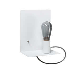 Magneto wandlamp wit boven.