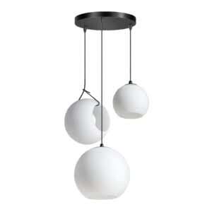Hanglamp Orb Opaal met 3 bollen.