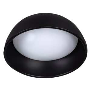 Plafondlamp Ringo met een diameter van 49 centimeter zwart.