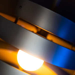 Sfeerfoto Tafellamp Blagoon foto dichtbij 2.