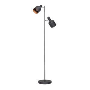 Vloerlamp Sledge zwart.