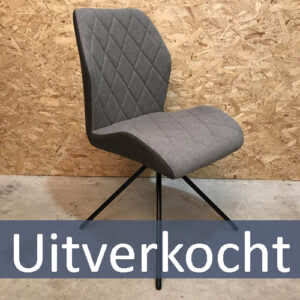 Arkady grijs cappuccino stoel.