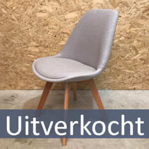 Vadim zilver O-90 stoel.